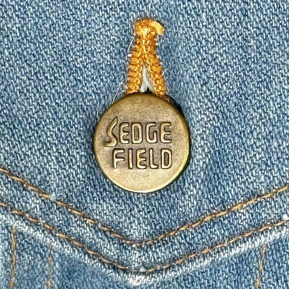 Vintage VTG 70s USA DO-NOTHING Sedgefield Jean‎ Jacket Grease Movie - Picture 7 of 12